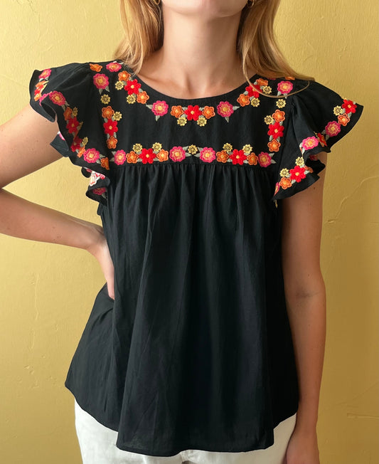 Summer Fun Flutter Top