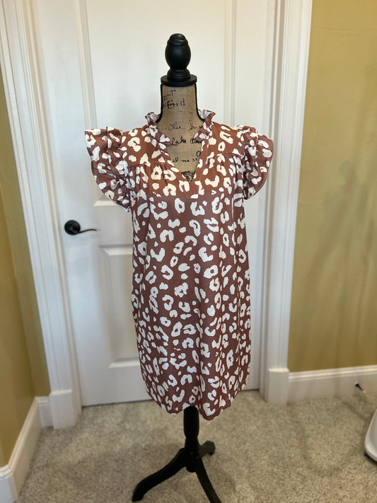 Pucker Up Leopard Dress